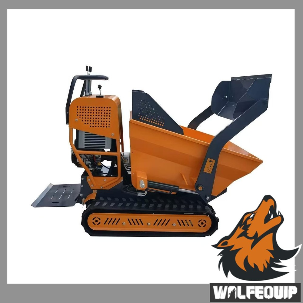 Wolfequip Self-Loading Mini Crawler Dumper Tracked With 6.5HP Rato Engine EPA