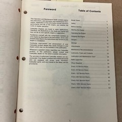 CAT Caterpillar 3304 3306 &B? OPERATION MAINTENANCE MANUAL INDUSTRIAL BOOK GUIDE