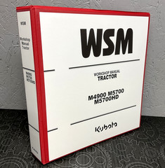 Service Manual for Kubota M4900 M5700 M5700HD Tractor Repair Shop Workshop Book