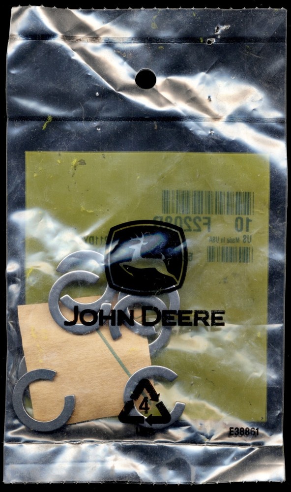 12x John Deere F2208R E-Style Retaining Ring for 7800,8100,8200,8300,8400,others