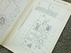 OEM Factory Caterpillar 193B Hydraulic Control Parts Catalog Book Manual 42V