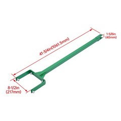 Tow Behind Drag Handle Attachment Green for Drag Harrow Lawn Rake Driveway Drag
