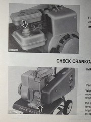 John Deere 216 Walk-Behind Rotary Tiller SN 80,001-120,000 Owner Operator Manual