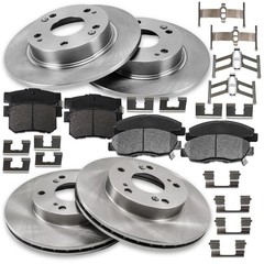4-Wheel Disc Brakes 10.3/10.24 for 06-11 Civic Vented Rotors Ceramic Pads 31311