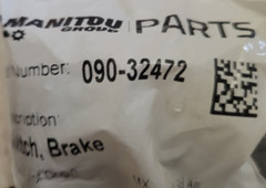 Owatonna Mustang Mfg Skid Steer Loader 090-32472 Park Brake Switch