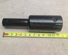 Auger Adapter 2-9/16 Inch Round Unit Female to 2 Inch Round Bit Male Made In USA