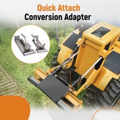 Brand New Skid Steer Quick Tach Conversion Adapter For Latch Box Weld 3500 lbs