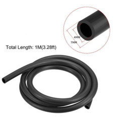 1m 5mm ID 8mm OD Motorcycle Petrol Fuel Hose Gas Oil Tube Line Engine Pipe