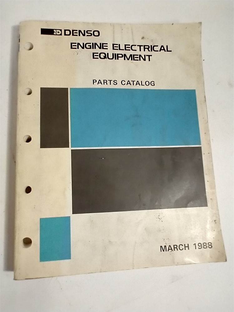 DENSO PARTS CATALOG ENGINE ELECTRICAL EQUIPMENT 1988
