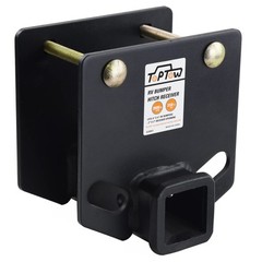 TOPTOW 63803 RV Bumper Hitch Receiver 2 inch Adapter Openning 3500 LBS Capacity