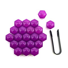 20 Pcs Car Wheel Lug Nut 17/19/21mm Bolt Cover Protect Hub Screw Cap