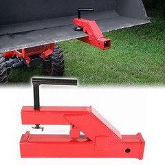 2″ Mount Receiver Trailer Hitch Clamp On Bucket Bobcat Deere Tractor Skid Steer