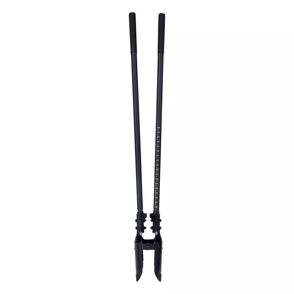 0.12 Cu. Ft. Steel Post Hole Digger with Fiberglass Handles