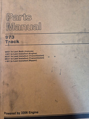 Cat 973 Track Loader Parts Manual HEBP1386-03, Jan 1988