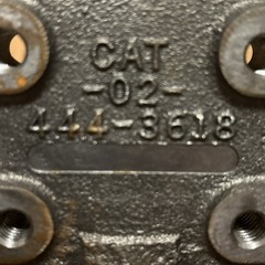 Caterpillar 444-6555 Fan Drive Bracket