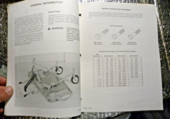 Allis Chalmers Operators Manual Model 63 Rotary Mower For 5020 & 5030 Tractor