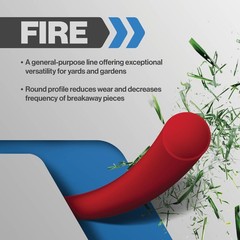 Stens Fire Trimmer Line for .130 5 lb. Spool , 380-644