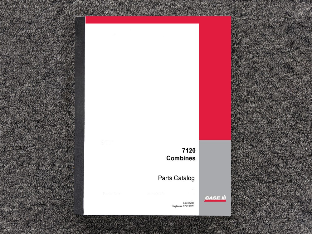 CASE IH COMBINES 7120 Parts Catalog Manual