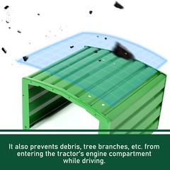Front Green Grille Guard For John Deere 755 855 955 Tractor #AM107864
