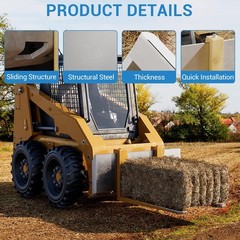 3/8″ Skid Steer Attachment Plate Universal Quick Attach Mount Plate for Tractors