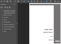 CASE IH 470 STEIGER TRACTOR MANUAL OPERATORS SERVICE SHOP ENGINE REPAIR PDF USB