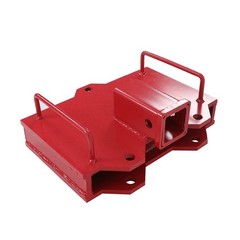 Forklift Trailer Hitch Receiver 2” Tow Hitch Attachments For Dual Pallet Fork