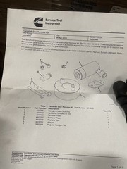 New Cummins Onan REMOVER,CAM GEAR 4919610, 2892359