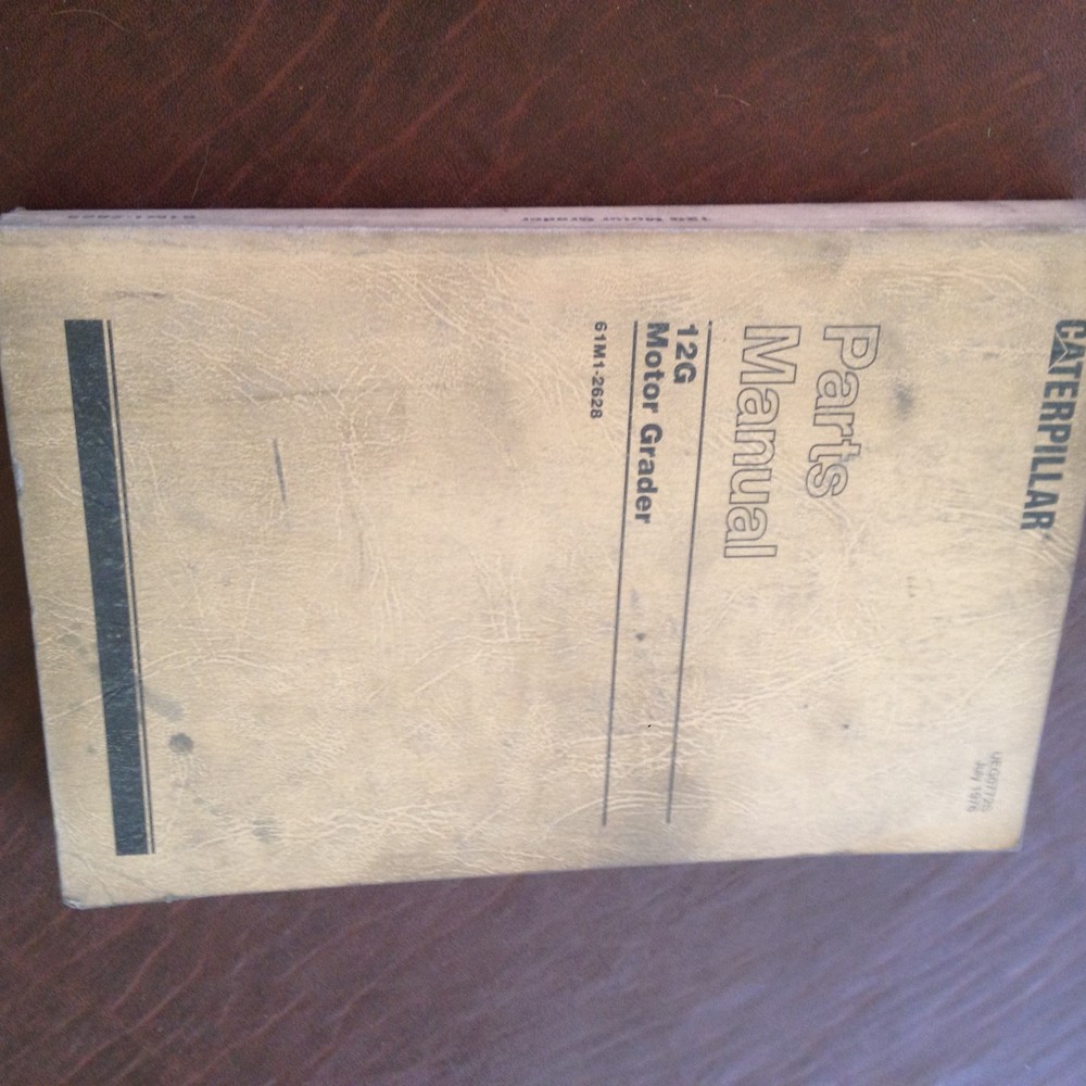 CAT CATERPILLAR MOTOR GRADER 12G PARTS BOOK CATALOG MANUAL 61M