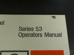 Detroit Diesel Series 53 Engines Operators Manual 6SE337 9/74