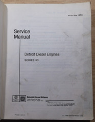 DETROIT DIESEL SERIES 53 253 353 453 653 ENGINE SERVICE REPAIR MANUAL 6SE201
