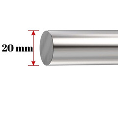 Cylinder Rail Linear Optical Axis Shaft Rod Bearing Steel OD 20X100-2000MM HRC65