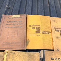 Lot of Vintage CAT Caterpillar Parts Catalogs Manuals TRACTORS ENGINES War Dept