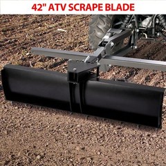 42″ATV/UTV 3-Position Blade,w/2″ Receivers,5 Adjustable Angles,Snow Plow Kit,NEW