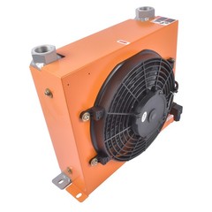 DC 12V AH1012T-CA NEW Industrial Hydraulic Oil Cooler Flow Fan Radiator 100L/min