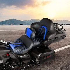 Gel Cushion Rider Backrest Tour Pack Trunk Pad fits 09-23 Road King Street Glide