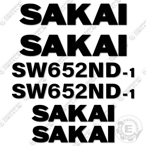Fits Sakai SW652ND-1 Decal Kit Roller Replacement Stickers – 3M Vinyl!