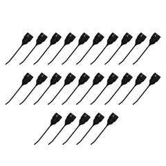 Set of 25 Rubber Mounted Hay Rake Teeth 850612 Fits New Holland 55 56 57 256