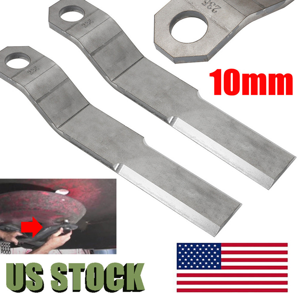 2PCS 10mm REPLACEMENT MILD STEEL For Mower King Skidsteer Brush Hog Cutter Blade
