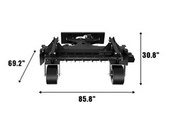 Wolfequip Soil Conditioner Attachment Harley Rake For CAT Skid Steer Power Rake