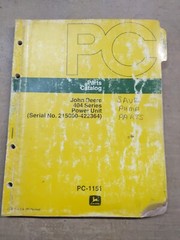 John Deere 404 Series Power Unit Parts Catalog, PC-1151