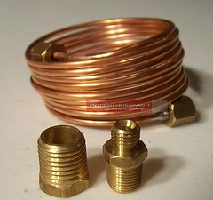 Copper Oil Line Kit For Mechanical Gauge For Tractor Ford IH Oliver Deere Allis
