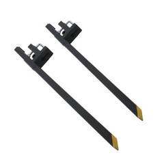 New 4000lbs 60″ Clamp on Pallet Forks for SkidSteer Loader Bucket Tractor Fork
