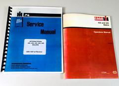 International 435 445 Baler Operators Owners Service Repair Shop Manual Case IH