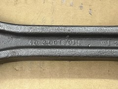 4 White Hercules D2300T Series 2 Connecting Rods w/ Pistons – 40-3007901B – Used