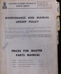 Tecumseh Engines 1963 Master Parts Manual – Lauson-Power Products Parts Depot