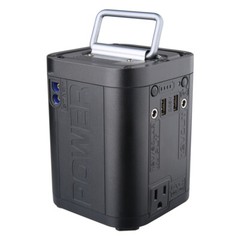 2X AC Output Multi-purpose Energy Storage 26800mAh Battery with LED Light & USB