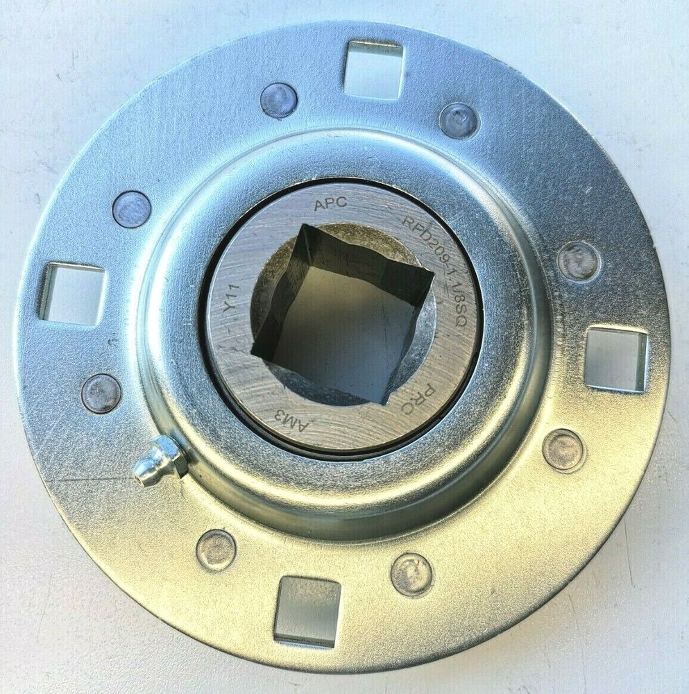 Premium 4-Bolt Flange Bearing Unit 1-1/8″ Square Bore Unverferth# 902714 74006