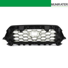 Front Upper Grille Honeycomb Grill Assembly Matte Black Tacoma 2016-2022