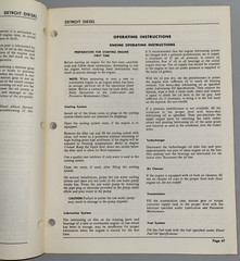 Detroit Diesel Allison Series 53 Operators Manual 6SE337 Rev 9/74 (C2)