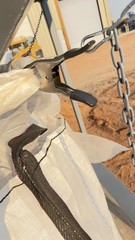 Bear Iron Works Bulk Bag Filler Hopper / Super Sack Sandbagging Bagger